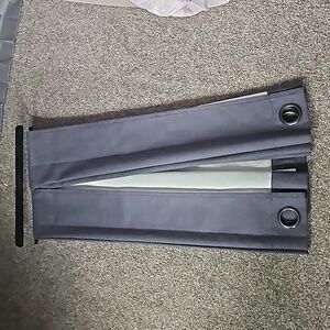 Dark gray curtains 40x63